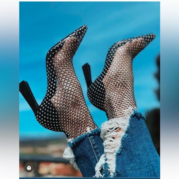 Steve Madden Saphina Rhinestones  Size 9 - Picture 1 of 15